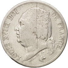 Monnaie, France, Louis XVIII, Louis XVIII, 2 Francs, 1822, Paris, TB, Argent