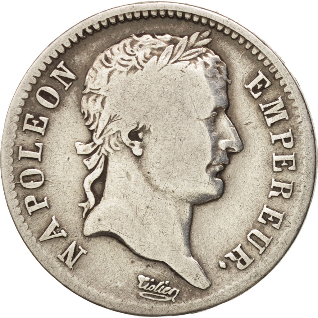 Francia, Napoléon I, Franc, 1808, Strasbourg, MB, Argento, KM:682.3, Gadoury...