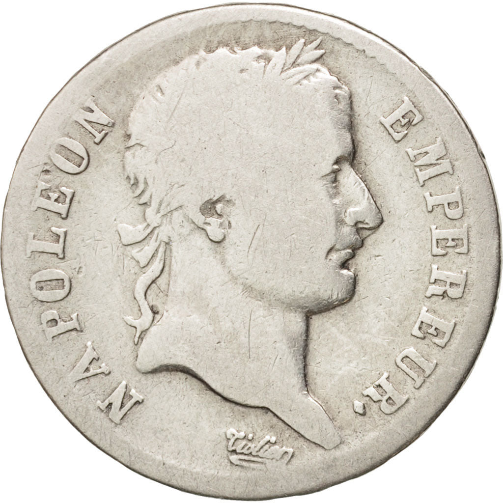 Frankreich, Napoléon I, Franc, 1808, Lyon, F(12-15), Silver, KM:682.4