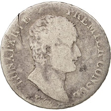 Frankreich, Napoléon I, 1/2 Franc, 1803, Paris, VG(8-10), Silver, KM:648.1