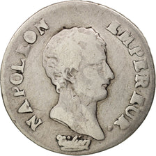 Francia, Napoléon I, 1/4 Franc, 1805, Marseille, MB, Argento, KM:654.9, Gado...