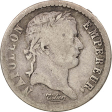 France, Napoléon I, 1/2 Franc, 1808, Paris, VF(20-25), Silver, KM:680.1