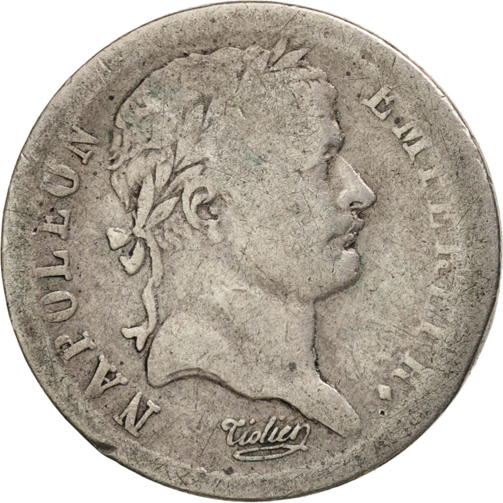 France, Napoléon I, 1/2 Franc, 1808, La Rochelle, F(12-15), Silver, KM:680.5