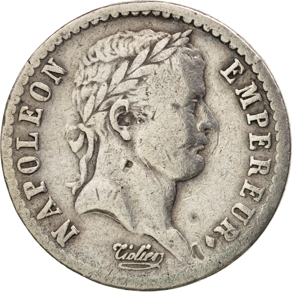 France, Napoléon I, 1/2 Franc, 1810, Paris, TB+, Argent, KM:691.1, Gadoury:399