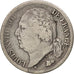 France, Louis XVIII, 1/2 Franc, 1823, Perpignan, VF(30-35), Silver, KM:708.9