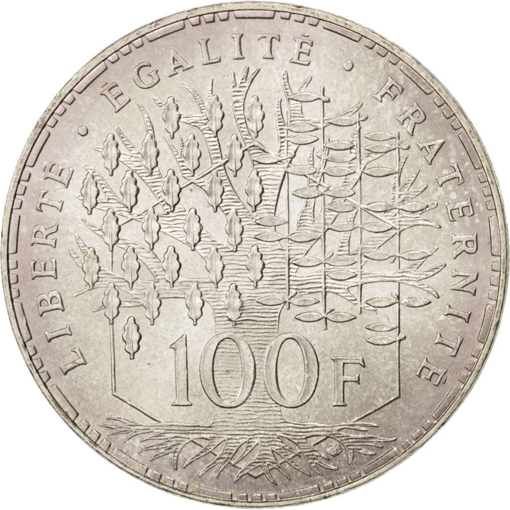France, Panthéon, 100 Francs, 1983, Paris, MS(60-62), Silver, KM:951.1