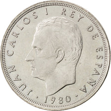 Coin, Spain, Juan Carlos I, 5 Pesetas, 1980, MS(63), Copper-nickel, KM:817