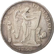 France, Écu de 6 livres françois, ECU, 6 Livres, 1793, Paris, EF(40-45)
