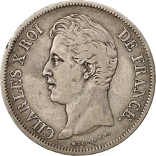 France, Charles X, 5 Francs, 1830, Lille, EF(40-45), Silver, KM:728.13