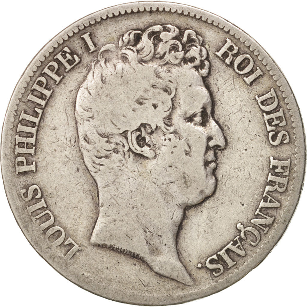 Münze, Frankreich, Louis-Philippe, 5 Francs, 1830, Toulouse, SGE+, Silber