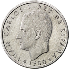 Coin, Spain, Juan Carlos I, 50 Centimos, 1980, MS(63), Aluminum, KM:815