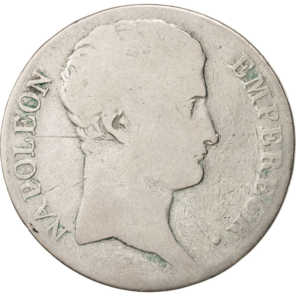 France, Napoléon I, 5 Francs, 1805, Paris, VG(8-10), Silver, KM:662.1