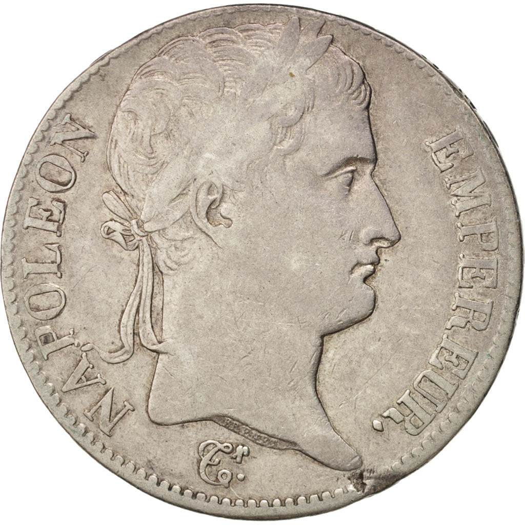 Frankreich, Napoléon I, 5 Francs, 1812, Lyon, VF(20-25), Silver, KM:694.5