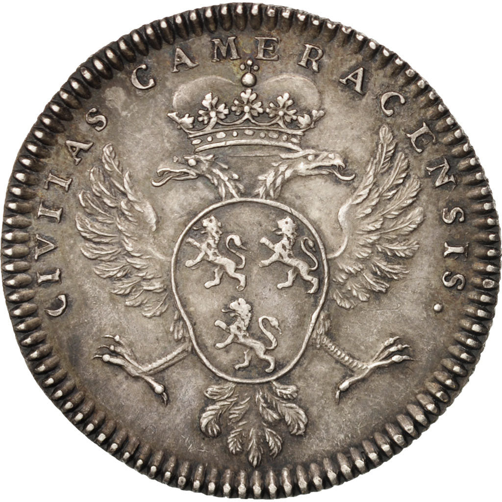France, Token, Royal, Ville de Cambrai, Gatteaux, AU(55-58), Silver