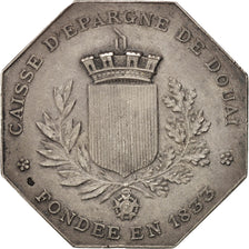 France, Token, Savings Bank, Caisse d'Épargne de Douai, AU(55-58), Silver
