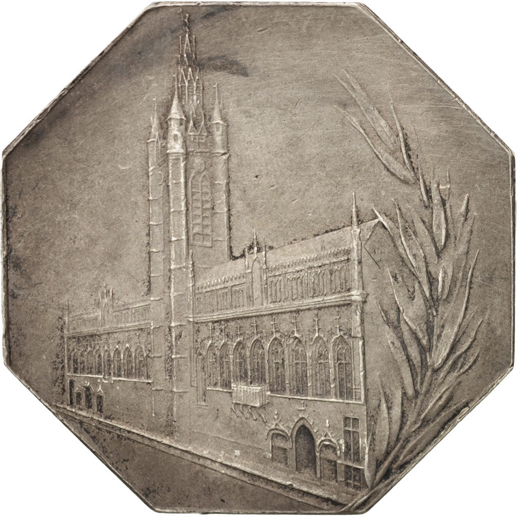 France, Token, Savings Bank, Caisse d'Épargne de Douai, AU(55-58), Silver