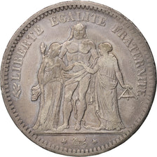 Coin, France, Hercule, 5 Francs, 1848, Lyon, EF(40-45), Silver, KM:756.3