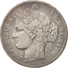 Monnaie, France, Cérès, 5 Francs, 1850, Strasbourg, TTB, Argent, KM:761.2