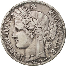 France, Cérès, 5 Francs, 1849, Paris, EF(40-45), Silver, KM:761.1, Gadoury:719