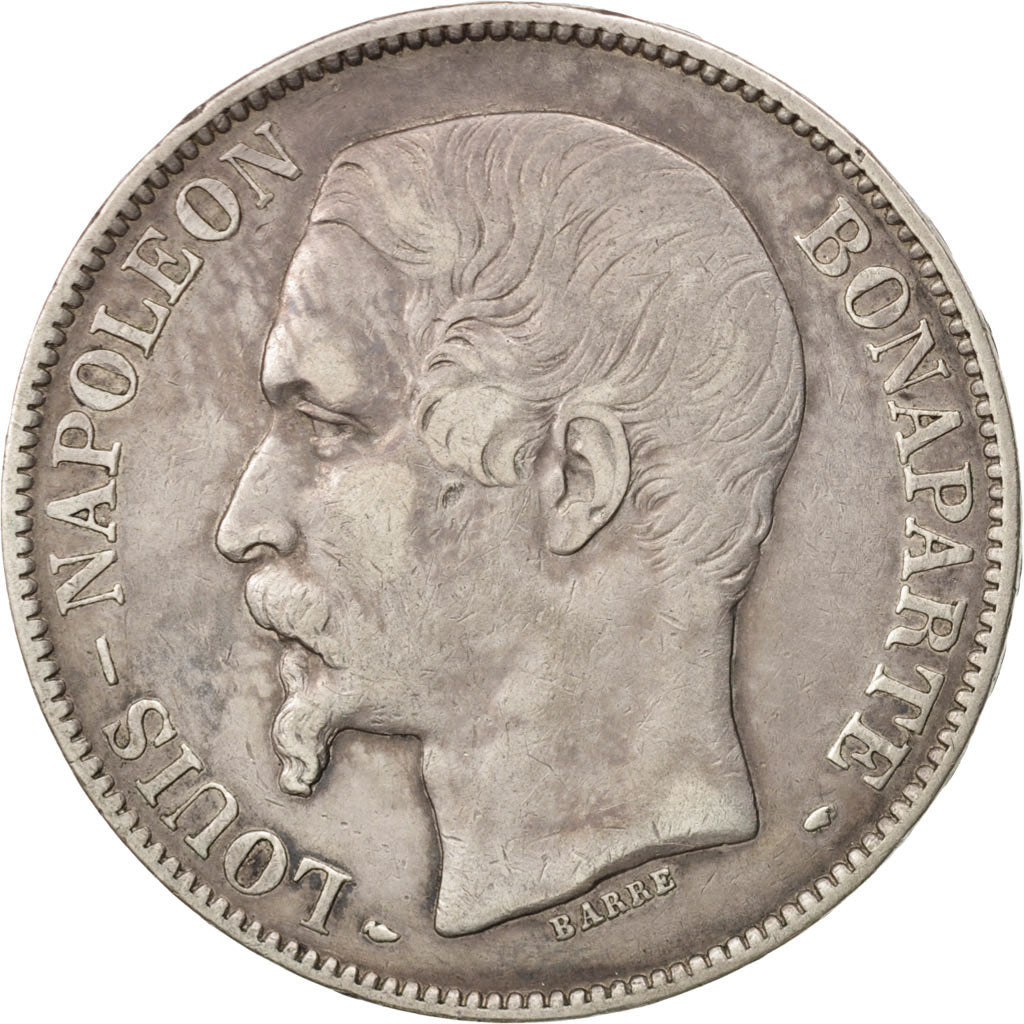 Frankreich, Napoléon III, 5 Francs, 1852, Paris, EF(40-45), Silver, KM:773.1