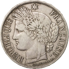 France, Cérès, 5 Francs, 1870, Bordeaux, TB+, Argent, KM:818.2, Gadoury:742
