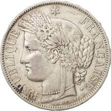 Moneta, Francia, Cérès, 5 Francs, 1870, Paris, BB, Argento, KM:818.1