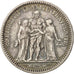 France, Hercule, 5 Francs, 1871, Paris, VF(30-35), Silver, KM:820.1, Gadoury:745