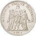 Moneta, Francia, Hercule, 5 Francs, 1877, Paris, SPL-, Argento, KM:820.1