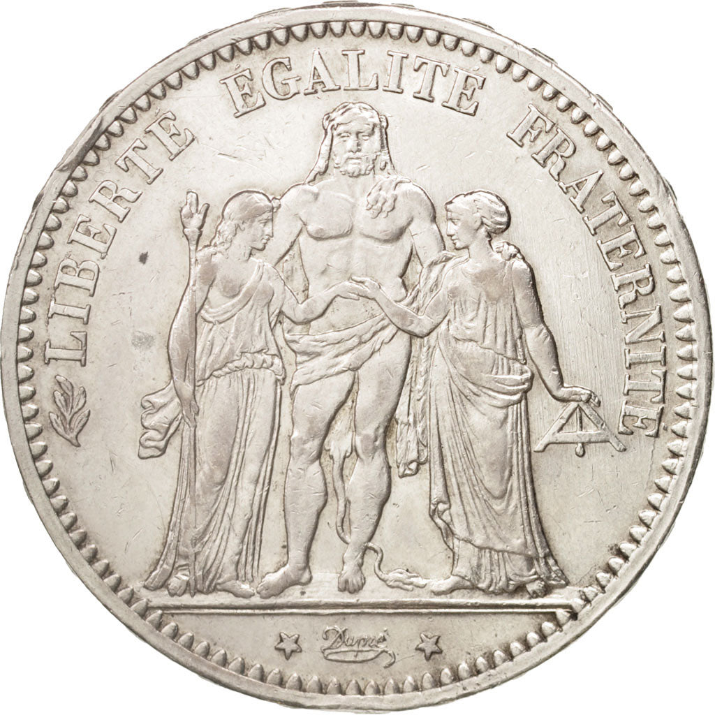France, Hercule, 5 Francs, 1874, Paris, AU(50-53), Silver, KM:820.1