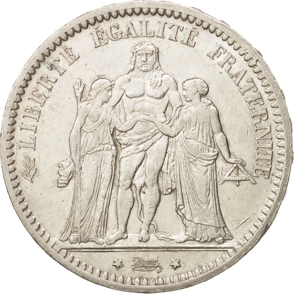 Coin, France, Hercule, 5 Francs, 1872, Paris, AU(50-53), Silver, KM:820.1
