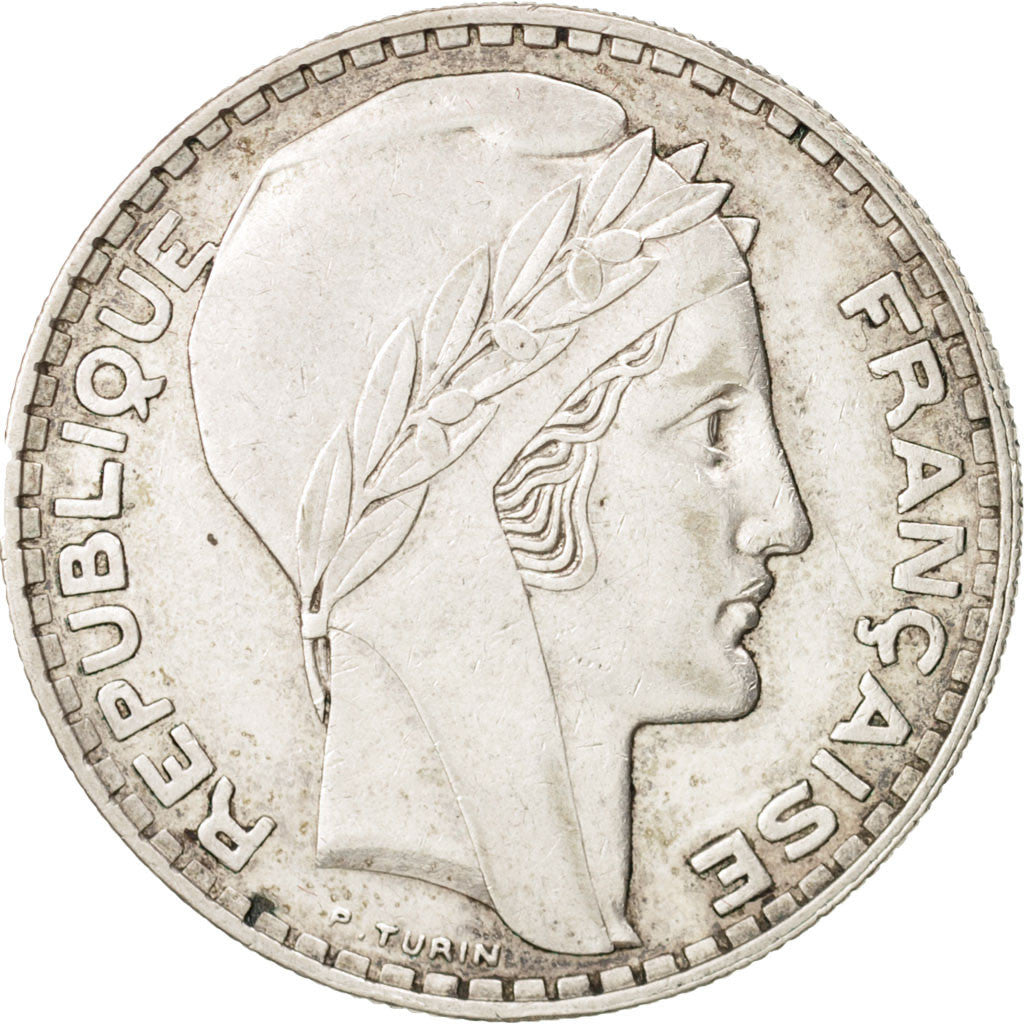 Monnaie, France, Turin, 20 Francs, 1936, Paris, TTB, Argent, KM:879, Gadoury:852