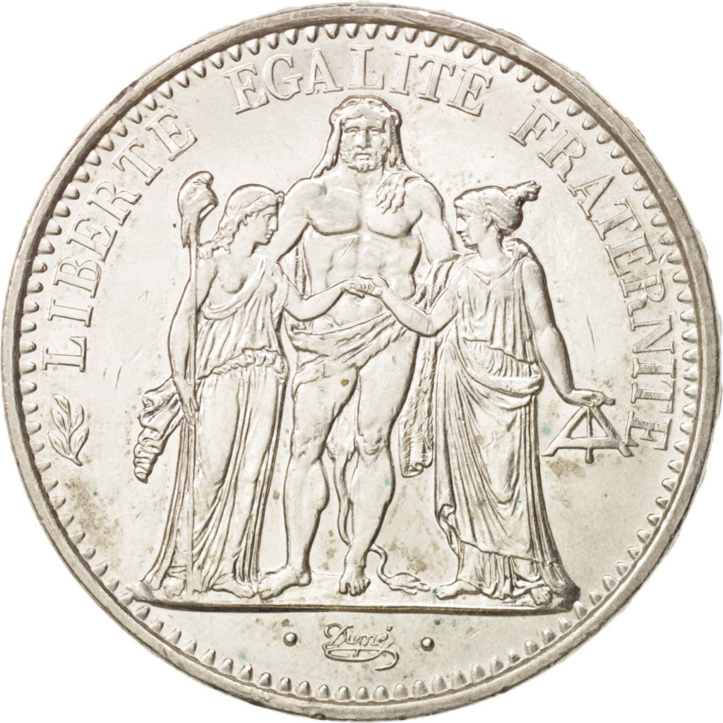 France, Hercule, 10 Francs, 1965, Paris, AU(55-58), Silver, KM:932, Gadoury:813