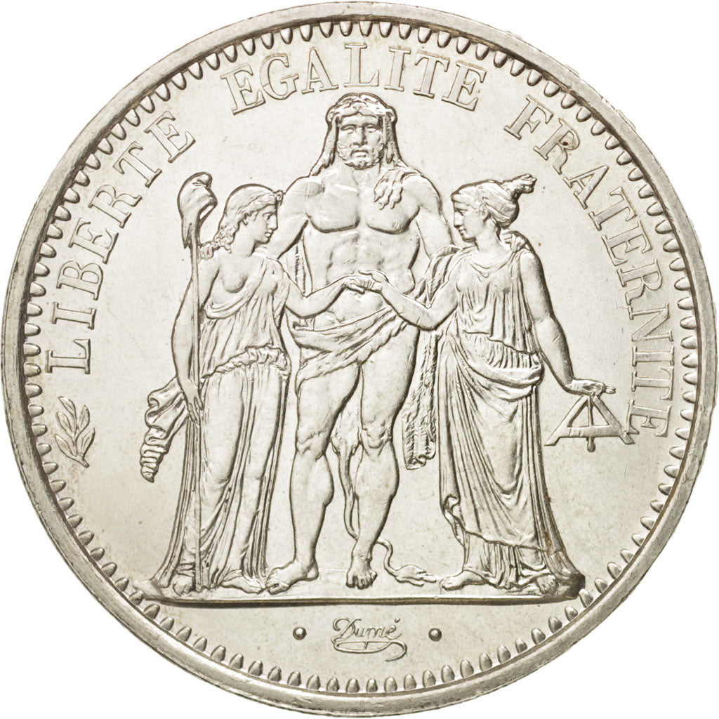 Coin, France, Hercule, 10 Francs, 1967, Paris, MS(60-62), Silver, KM:932