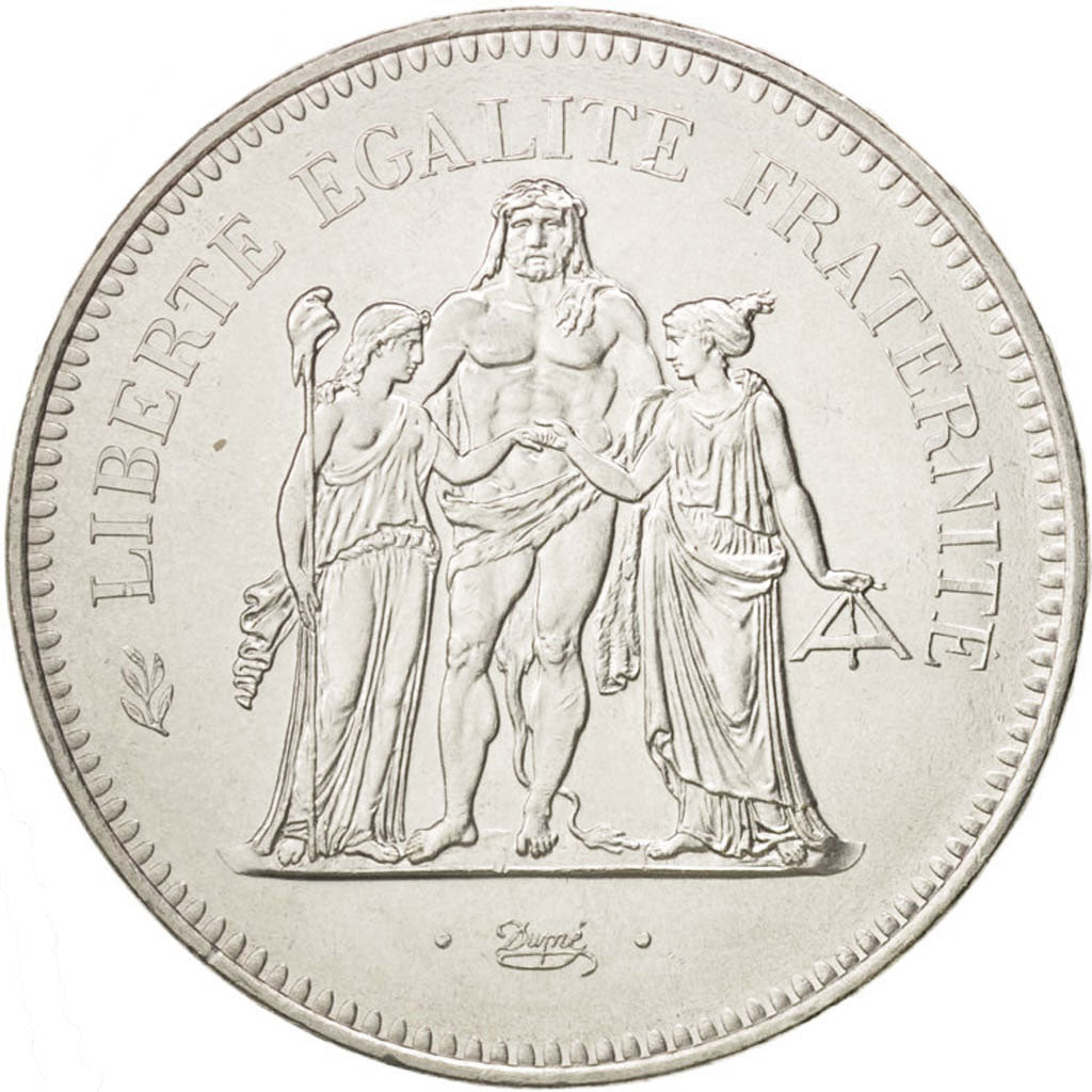 France, Hercule, 50 Francs, 1974, Paris, SUP, Argent, KM:941.1, Gadoury:882