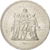 France, Hercule, 50 Francs, 1977, Paris, MS(63), Silver, KM:941.1, Gadoury:882