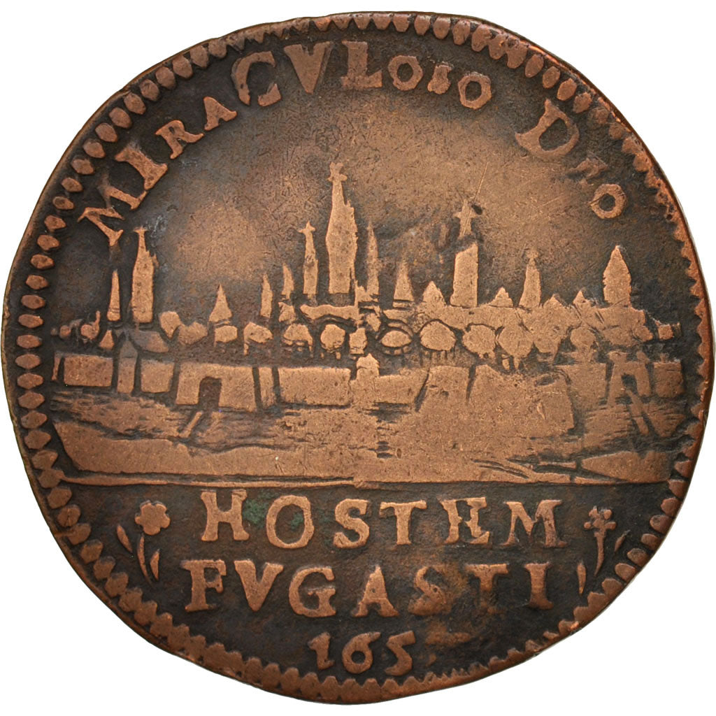 Netherlands, Token, Spanish Netherlands, Libération de Valenciennes, 1657