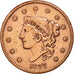 United States, Coronet Cent, Cent, 1837, U.S. Mint, Philadelphia