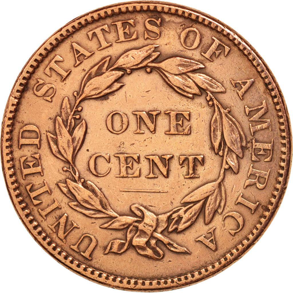 United States, Coronet Cent, Cent, 1837, U.S. Mint, Philadelphia