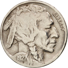 United States, Buffalo Nickel, 5 Cents, 1927, U.S. Mint, Philadelphia