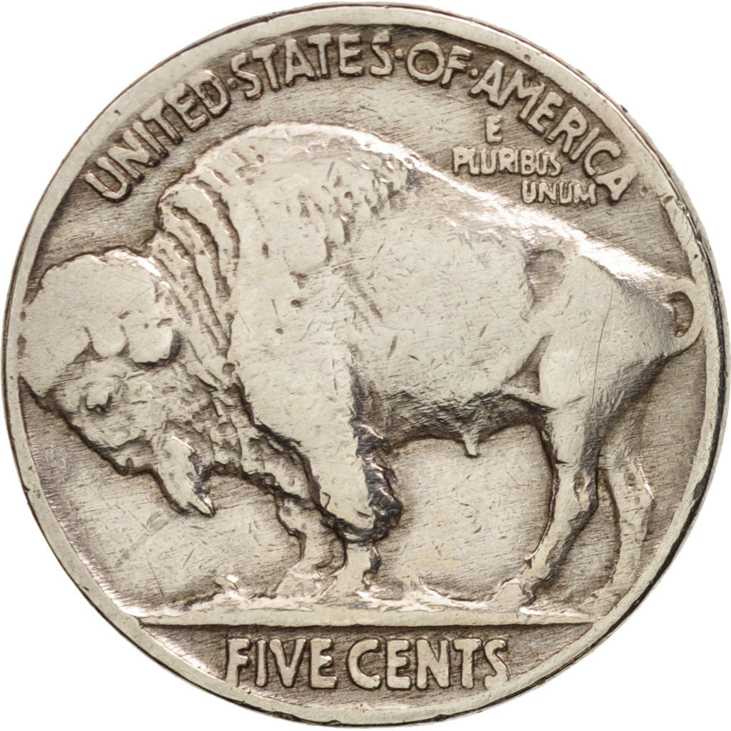 United States, Buffalo Nickel, 5 Cents, 1927, U.S. Mint, Philadelphia