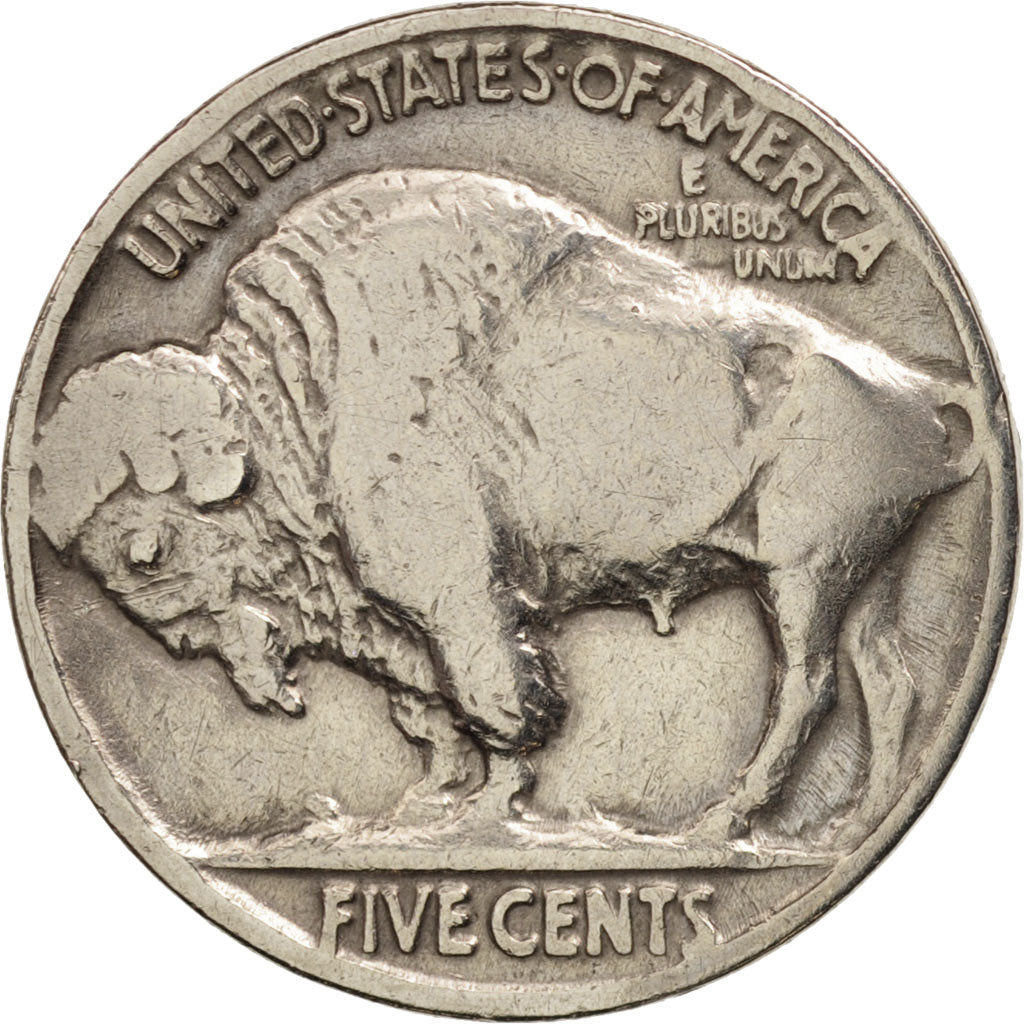 United States, Buffalo Nickel, 5 Cents, 1936, U.S. Mint, Philadelphia