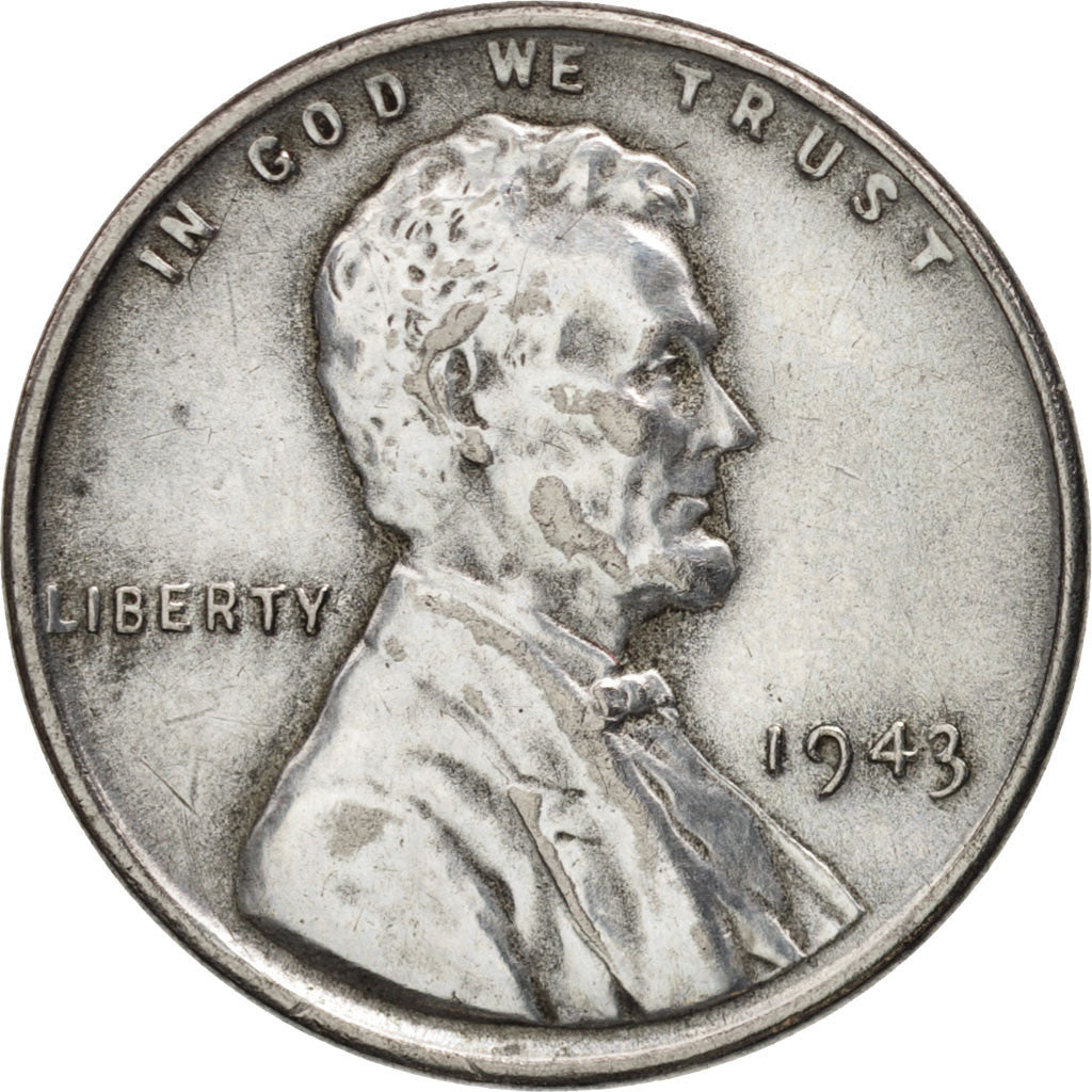 United States, Lincoln Cent, Cent, 1943, U.S. Mint, Philadelphia, EF(40-45)