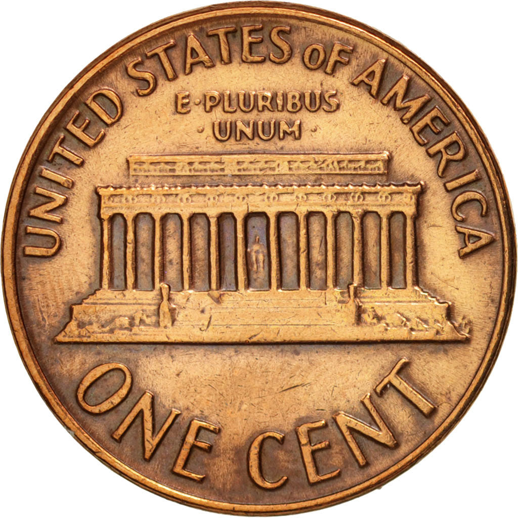 Coin, United States, Lincoln Cent, Cent, 1969, U.S. Mint, San Francisco
