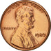 Moneta, USA, Lincoln Cent, Cent, 1980, U.S. Mint, Philadelphia, AU(50-53)