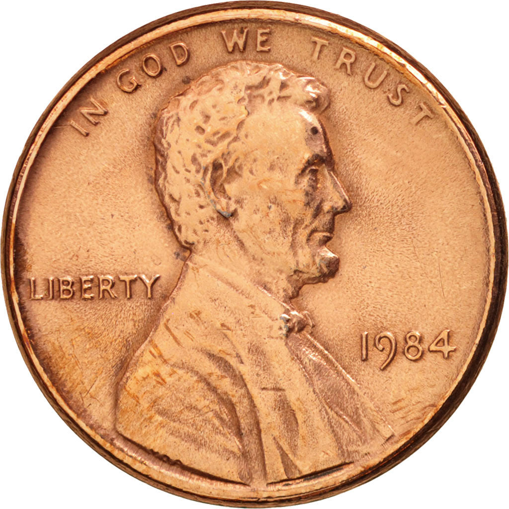 Moneda, Estados Unidos, Lincoln Cent, Cent, 1984, U.S. Mint, Philadelphia, MBC+