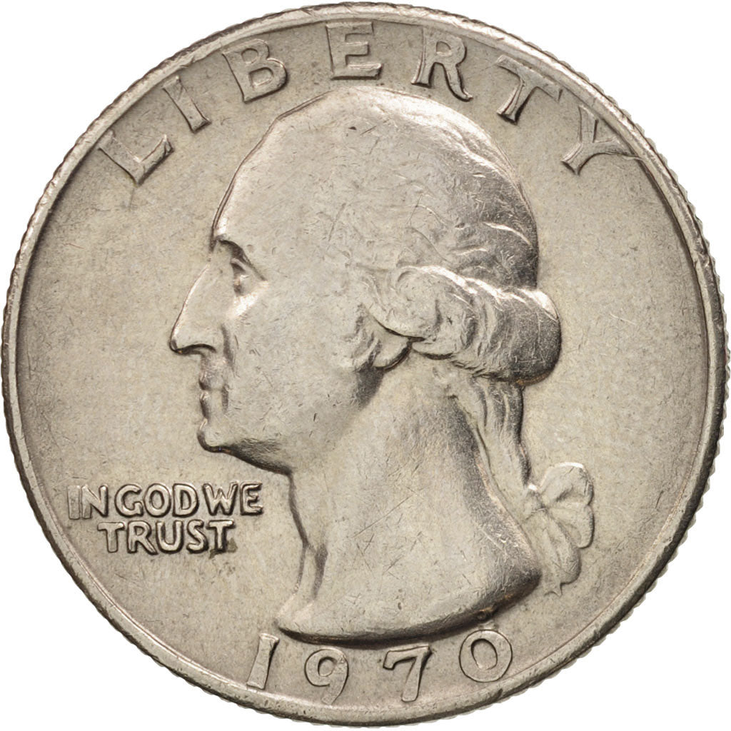 Coin, United States, Washington Quarter, Quarter, 1970, U.S. Mint, Philadelphia