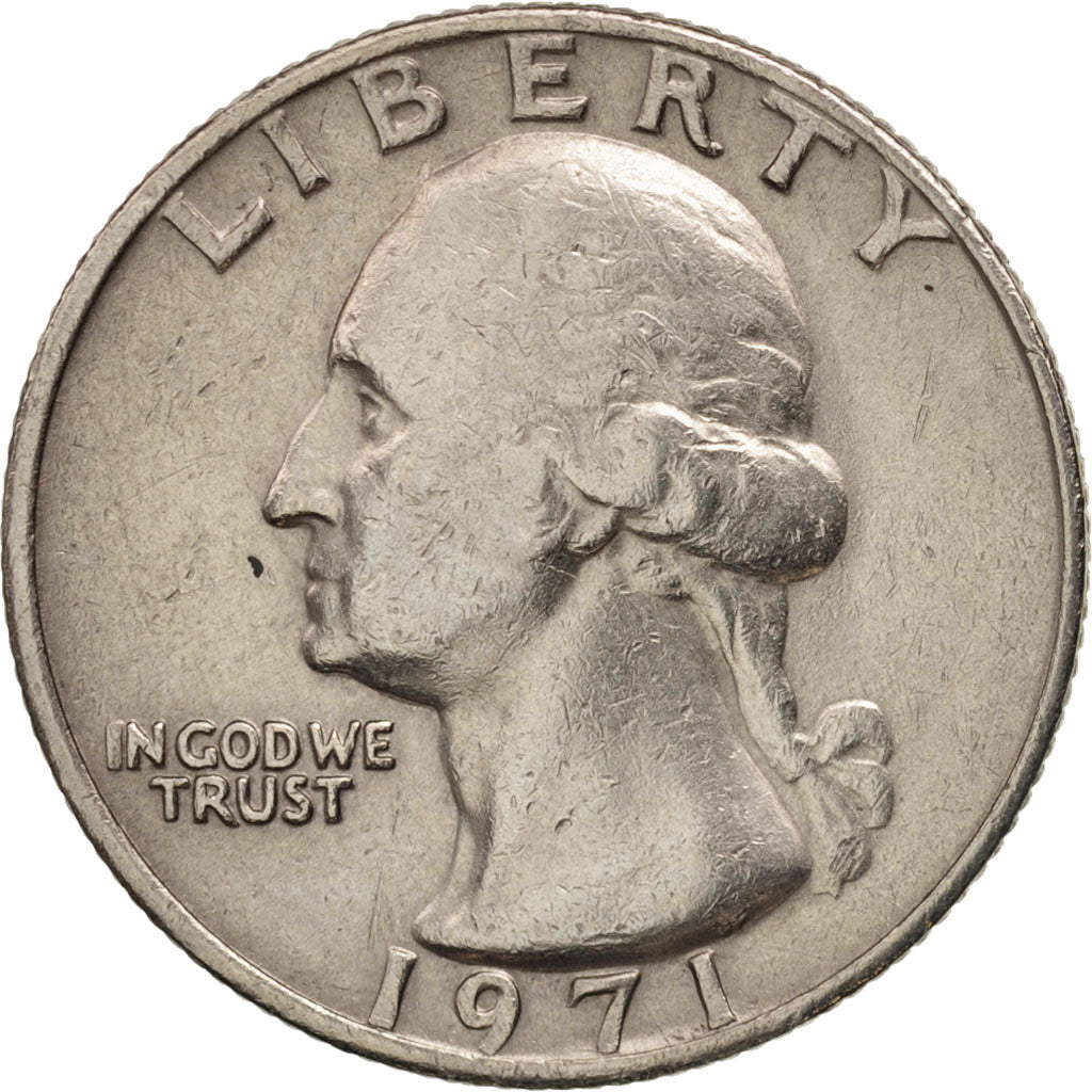 United States, Washington Quarter, Quarter, 1971, U.S. Mint, Philadelphia