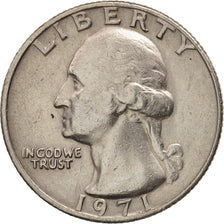 United States, Washington Quarter, Quarter, 1971, U.S. Mint, Philadelphia