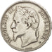 Francia, Napoléon III, 5 Francs, 1870, Strasbourg, BB, Argento, KM:799.2, Ga...