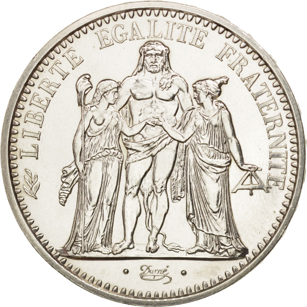 France, Hercule, 10 Francs, 1973, Paris, AU(55-58), Silver, KM:932, Gadoury:813